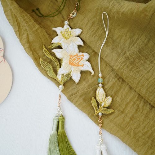 Flower Charms And Tassels