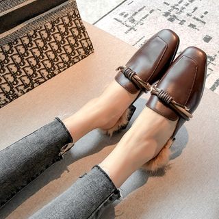 loafer mule heel