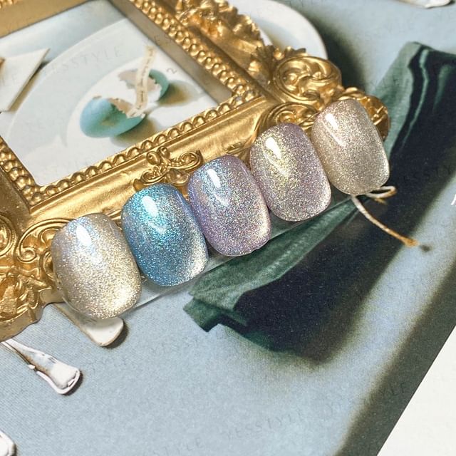 Cosplus-Da Vinci Color Code Cat Eyes Nail Gel Polish Laser Shell Light