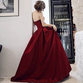 Orchidland - Strapless A-Line Evening 