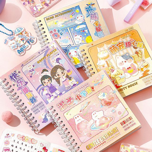 Cute Essentials - Glitter Cartoon Sticker (various designs) | YesStyle