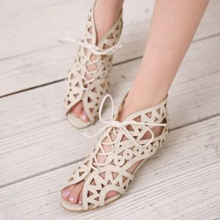 lattice sandals