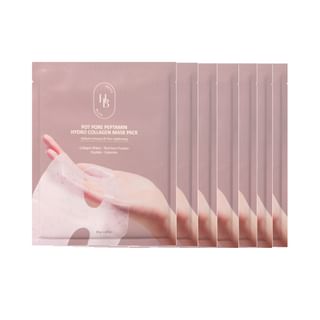 HEVEBLUE - Pot Pore Peptamin Hydro Collagen Mask Pack Set 7 sheets