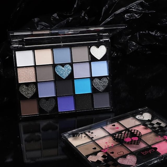 biya-Y2K Mix And Match 20-Color Eyeshadow Palette - Palette de fards à paupières Y2K 20 couleurs - 2 versions