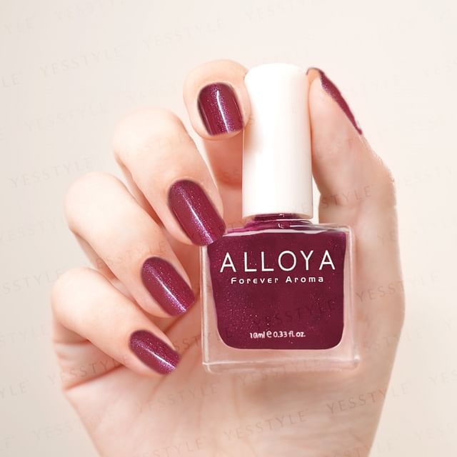 ALLOYA-Water-Based Natural Nail Polish Environmental Friendly 022 Bread Jam