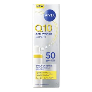 NIVEA - Q10 Anti-Wrinkle Expert Daily UV Fluid SPF 50