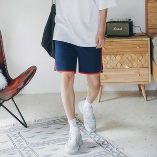 DragonRoad-Contrast Trim Shorts