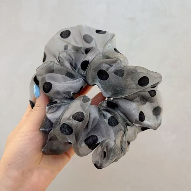 Gemsha-Polka Dot Hair Scrunchie