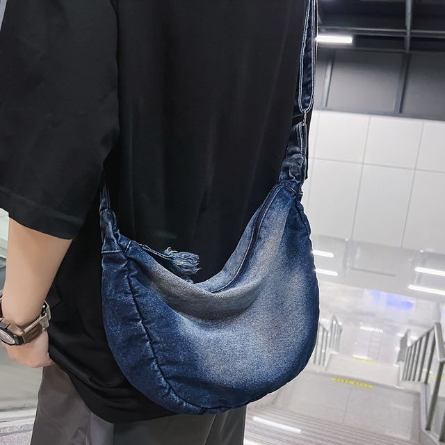 Melois - Denim Messenger Bag