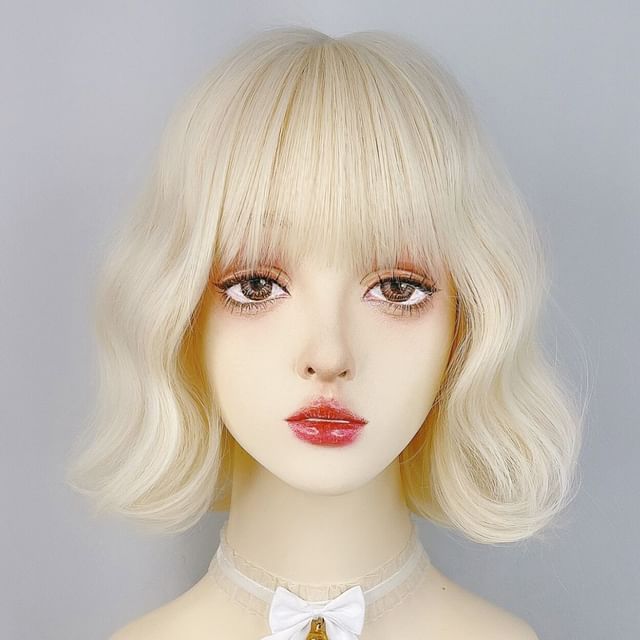 Jellyfish-Short Full Wig - Curly