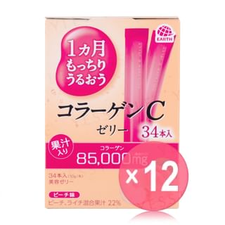 EARTH - Collagen C Jelly Peach (x12) (Bulk Box)