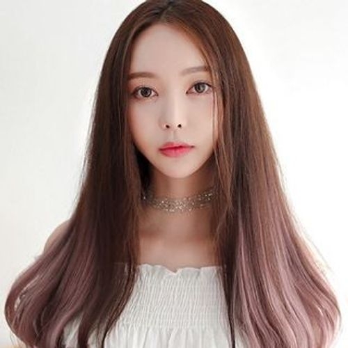 SEVENQ Long Half Wig Gradient Straight YesStyle