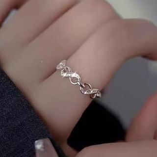 Parskletie-Sterling Silver Infinity Sign Ring