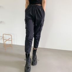 PPGIRL - Cargo-Pocket Jogger Pants PPGIRL - Cargo-Pocket Jogger Pants