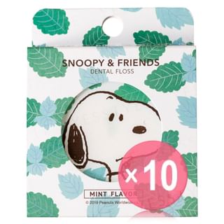 Fine - Snoopy & Friends Dental Floss Mint (x10) (Bulk Box)