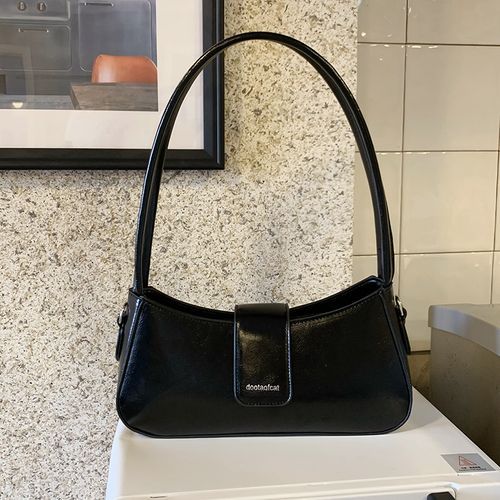 GUESS black tote bag patent leather, Women's Fashion, Bags & Wallets, Tote  Bags on Carousell