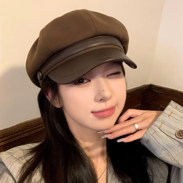 Raconteur-Plain Newsboy Cap