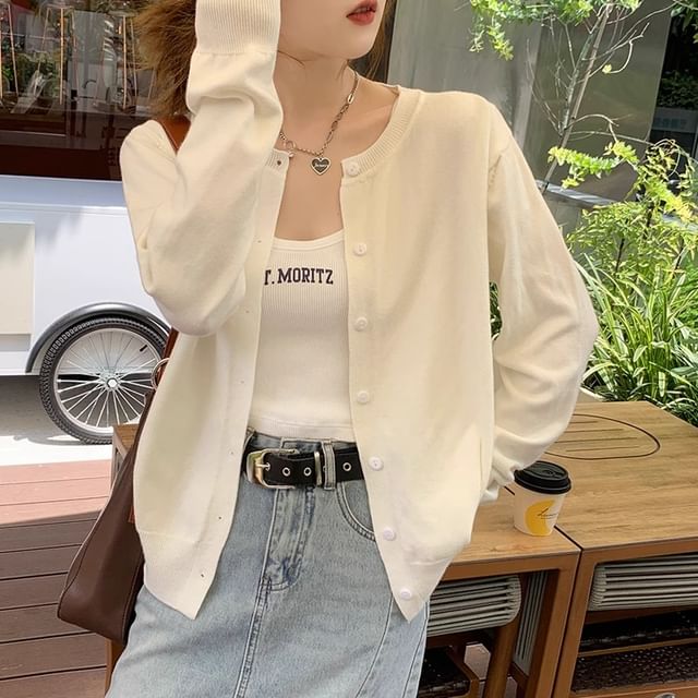 Dragan Pulse-Plain Cardigan