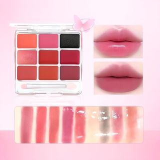 GELLA'S - Dualeffect Lip & Cheek Blush Palette - S02#Rose