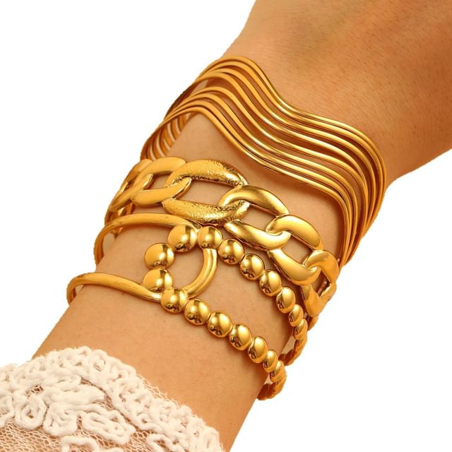 Seirios-Metal Bangle Set
