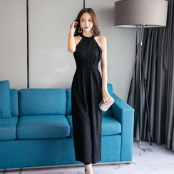 NENE - Halter Wide Leg Jumpsuit NENE - Halter Wide Leg Jumpsuit