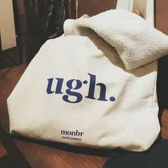 Woodword - Lettering Canvas Tote Bag Woodword - Lettering Canvas Tote Bag