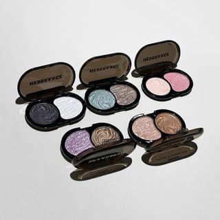 HERORANGE - Obsidian Night Dual-color Eyeshadow - 5 Colors