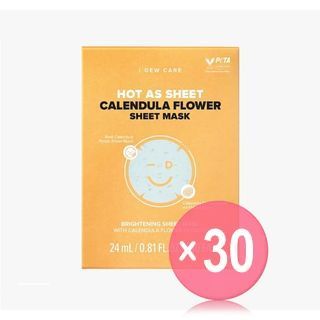 I DEW CARE - Hot As Sheet Calendula Flower Sheet Mask Set (x30) (Bulk Box)