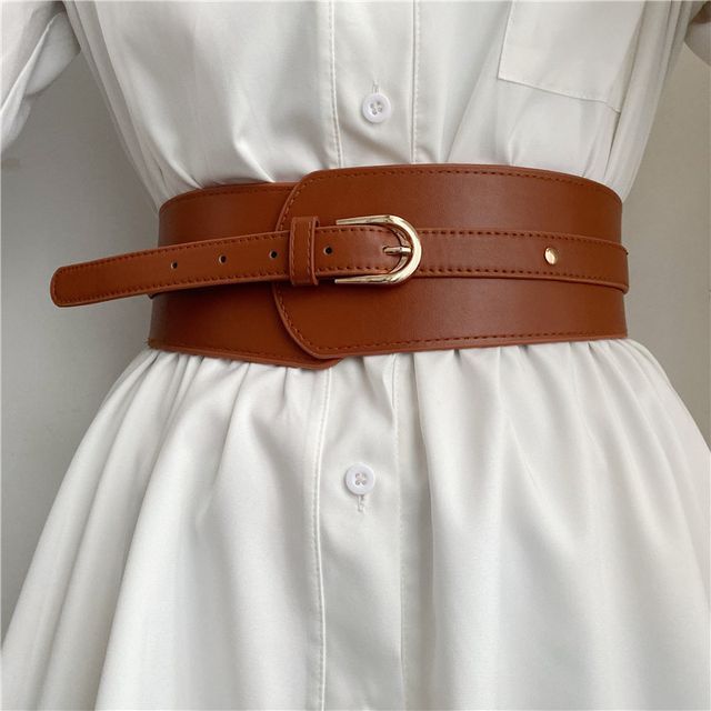 leather cincher belt