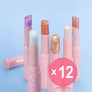 HANDAIYAN - Pearlescent Jelly Eyeshadow Stick - 6 Colors (x12) (Bulk Box)