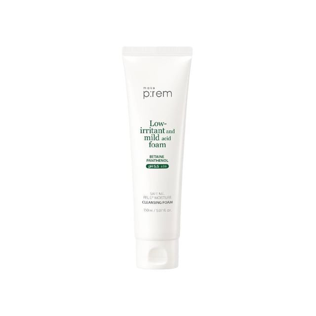 make p-rem-Safe Me Relief Moisture Cleansing Foam - Espuma de Limpeza Facial-150 Ml