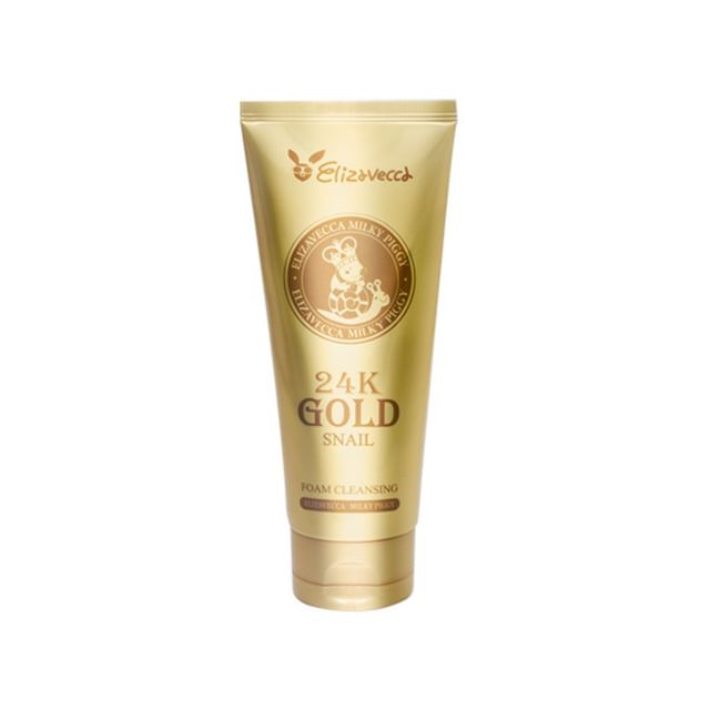 Elizavecca-Mousse nettoyante à lor 24K et à lescargot Milky Piggy 180ml