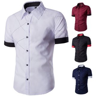 Sheck-Short-Sleeve Panel Shirt