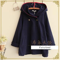 Kawaii Fairyland - Double-Breasted Hooded Coat Kawaii Fairyland - Double-Breasted Hooded Coat