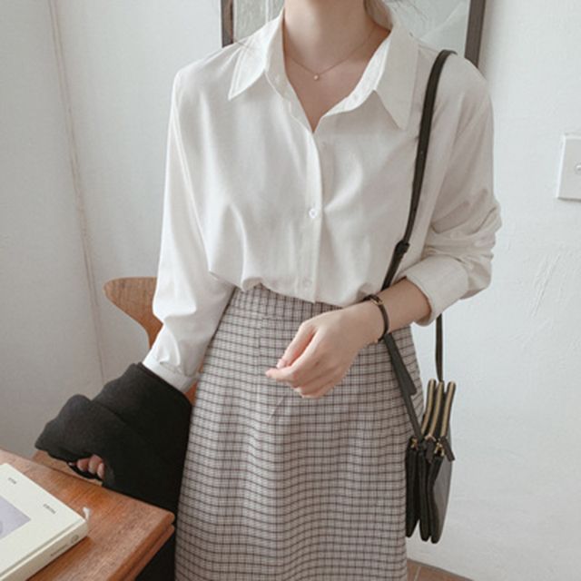 Everose-Plain Shirt