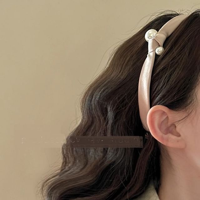 Kayochs-Faux Pearl Headband
