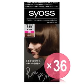 syoss - Hair Color 5N Rich Brown (x36) (Bulk Box)