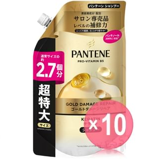 PANTENE Japan - Gold Damage Repair Shampoo Refill Medium (x10) (Bulk Box)