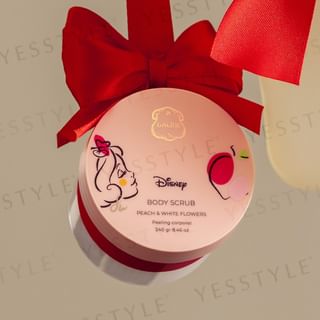 Laline - Disney Snow White Body Scrub Peach & White Flowers