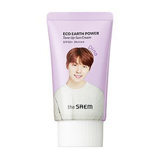 the saem eco earth tone up sun cream