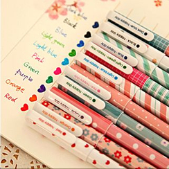 Eranso - Set of 10: Multicolored Gel Pens Eranso - Set of 10: Multicolored Gel Pens