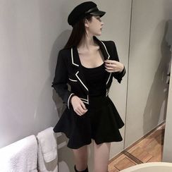 WOW!NITE - Wide-Leg Shorts / Blazer WOW!NITE - Wide-Leg Shorts / Blazer