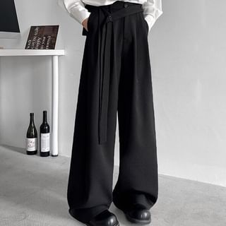 ravewider - High Waist Plain Wide Leg Dress Pants | YesStyle ravewider - High Waist Plain Wide Leg Dress Pants | YesStyle
