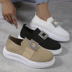 Korean Fashion Chunky Sneakers For Women Black/White Platform With Thick  Sole Semi Casual Woman Shoes Brand 230316 From Pu06, $29.06