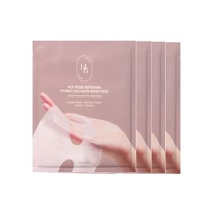 HEVEBLUE - Pot Pore Peptamin Hydro Collagen Mask Pack Set 4 sheets