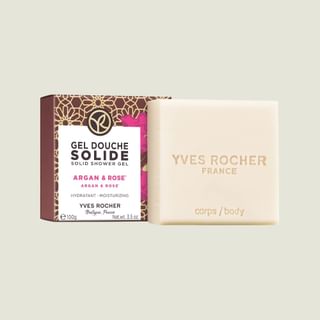 YVES ROCHER - Moisturizing Solid Shower Gel Argan & Rose Petals