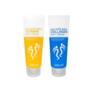 LEBELAGE - Daily Moisturizing Foot Cream - 2 Types