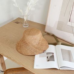 NANING9 - Beribboned Raffia Sun Hat NANING9 - Beribboned Raffia Sun Hat