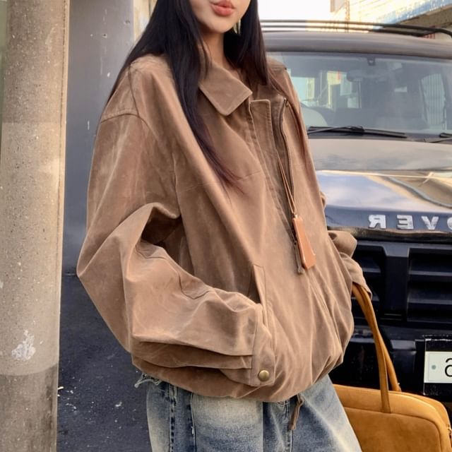 Beem-Plain Zip Jacket
