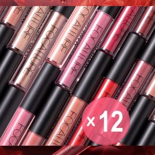 FOCALLURE - Matte Waterproof Lipstick - 5 Colors (x12) (Bulk Box)